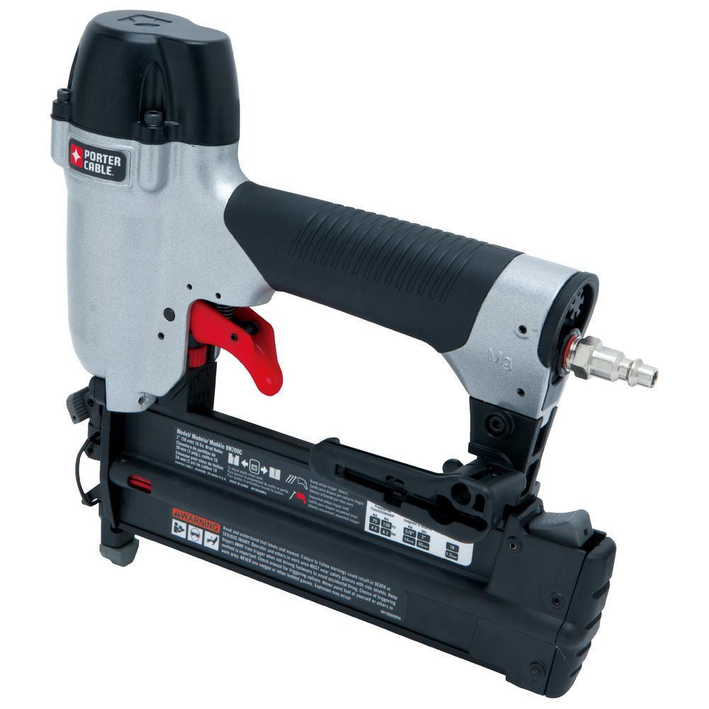 15-Gauge Pneumatic 2-1/2 in. Angled Finish Nailer Kit with Bonus 18-Gauge Brad Nailer Kit - Super Arbor