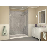 Tier 36 in. x 60 in. Single Threshold Shower Base in White - Super Arbor