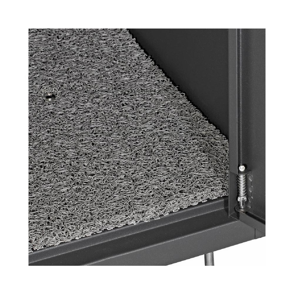 Black Free-Standing Steel Secured Parcel Drop Box - Super Arbor