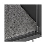 Black Free-Standing Steel Secured Parcel Drop Box - Super Arbor