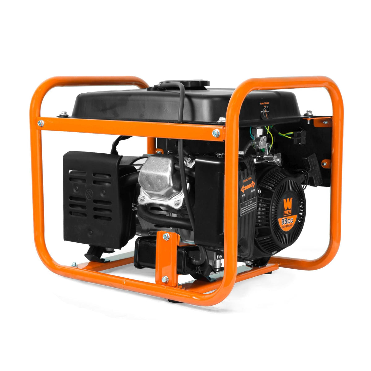 WEN 4-Stroke 98 cc 1550-Watt Portable Gas-Powered Generator, CARB Compliant