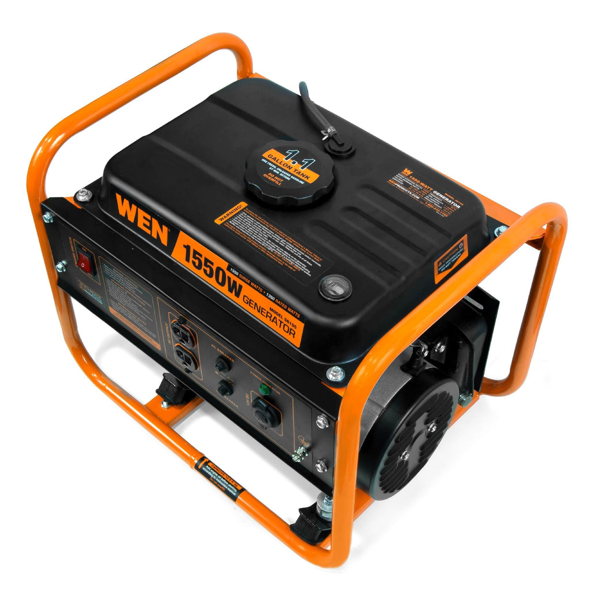 WEN 4-Stroke 98 cc 1550-Watt Portable Gas-Powered Generator, CARB Compliant
