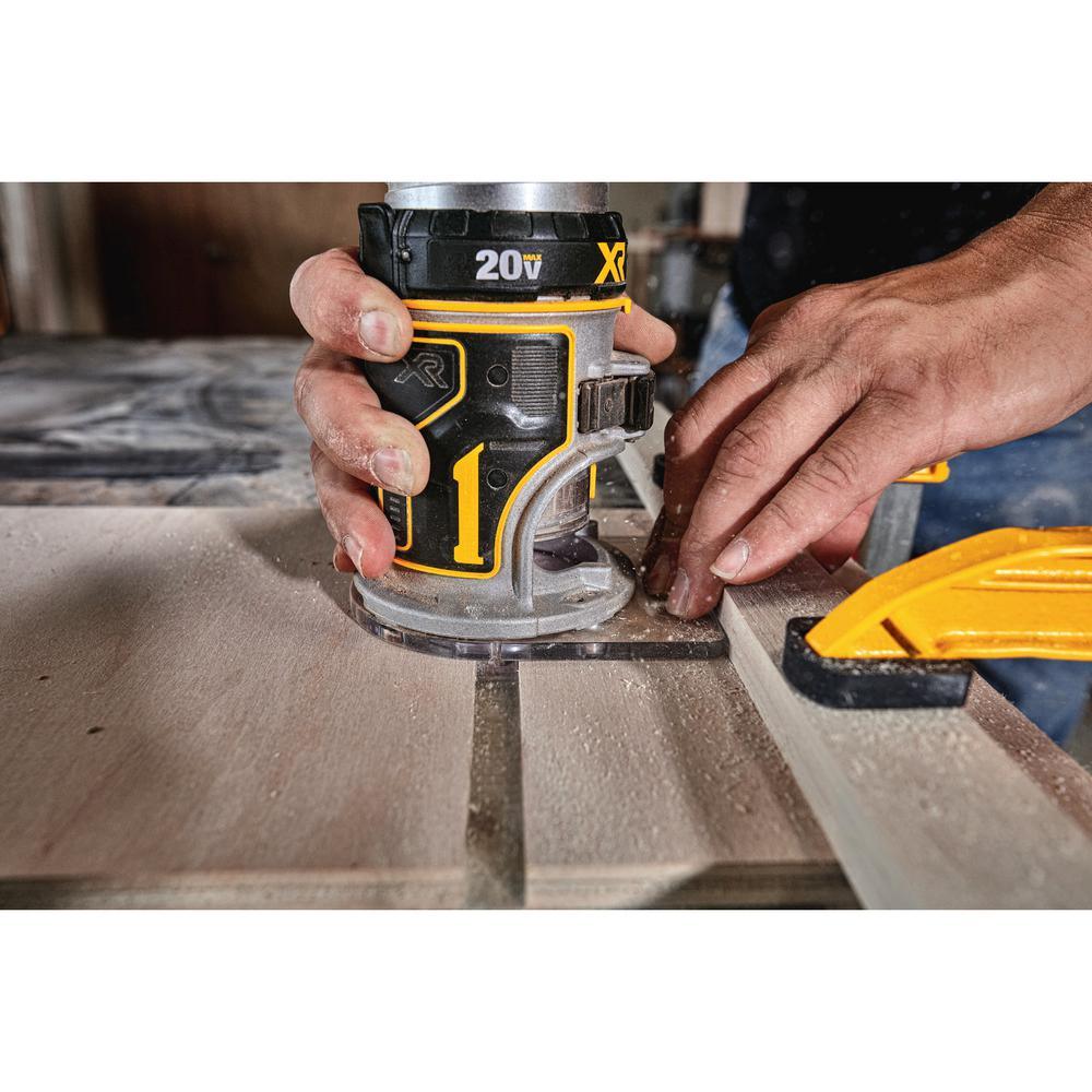 20-Volt MAX XR Lithium-Ion Cordless Woodworking Combo Kit (2-Tool) with Brushless Jigsaw & Brushless Router - Super Arbor
