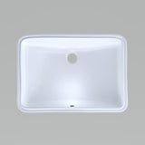 TOTO 21 in. Undermount Bathroom Sink with CeFiONtect in Cotton White