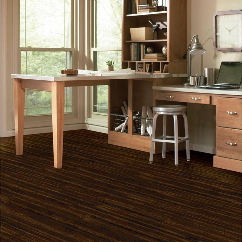 Home Legend Distressed Strand Woven Harvest 3/8 in. x 5-1/8 in. Wide x 36 in. Length Click Lock Bamboo Flooring (25.625 sq.ft./case) - Super Arbor