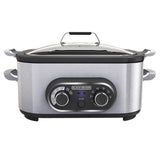 6.5 Quart Stainless Steel Slow Cooker