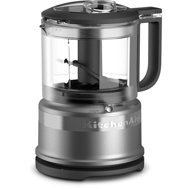 Mini 3.5-Cup 2-Speed Contour Silver Food Processor with Pulse Control