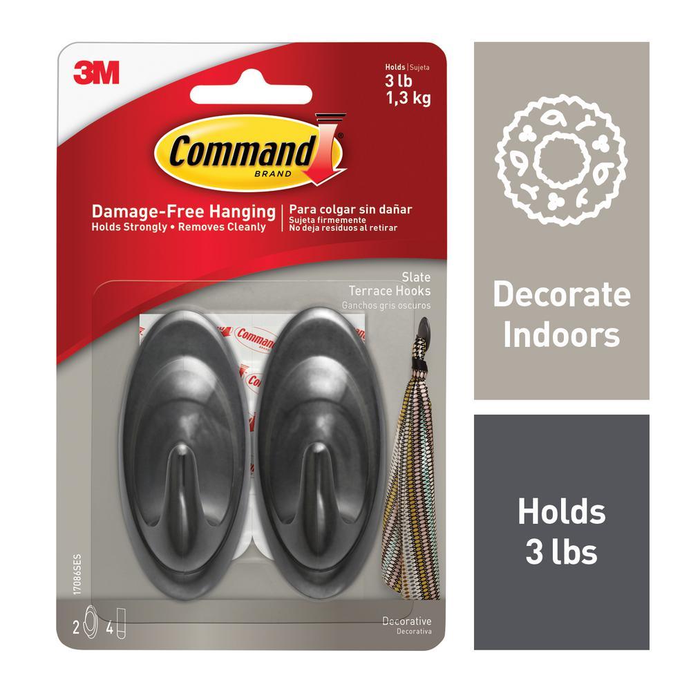 Medium Slate Terrace Hook (6-Piece per Pack) - Super Arbor