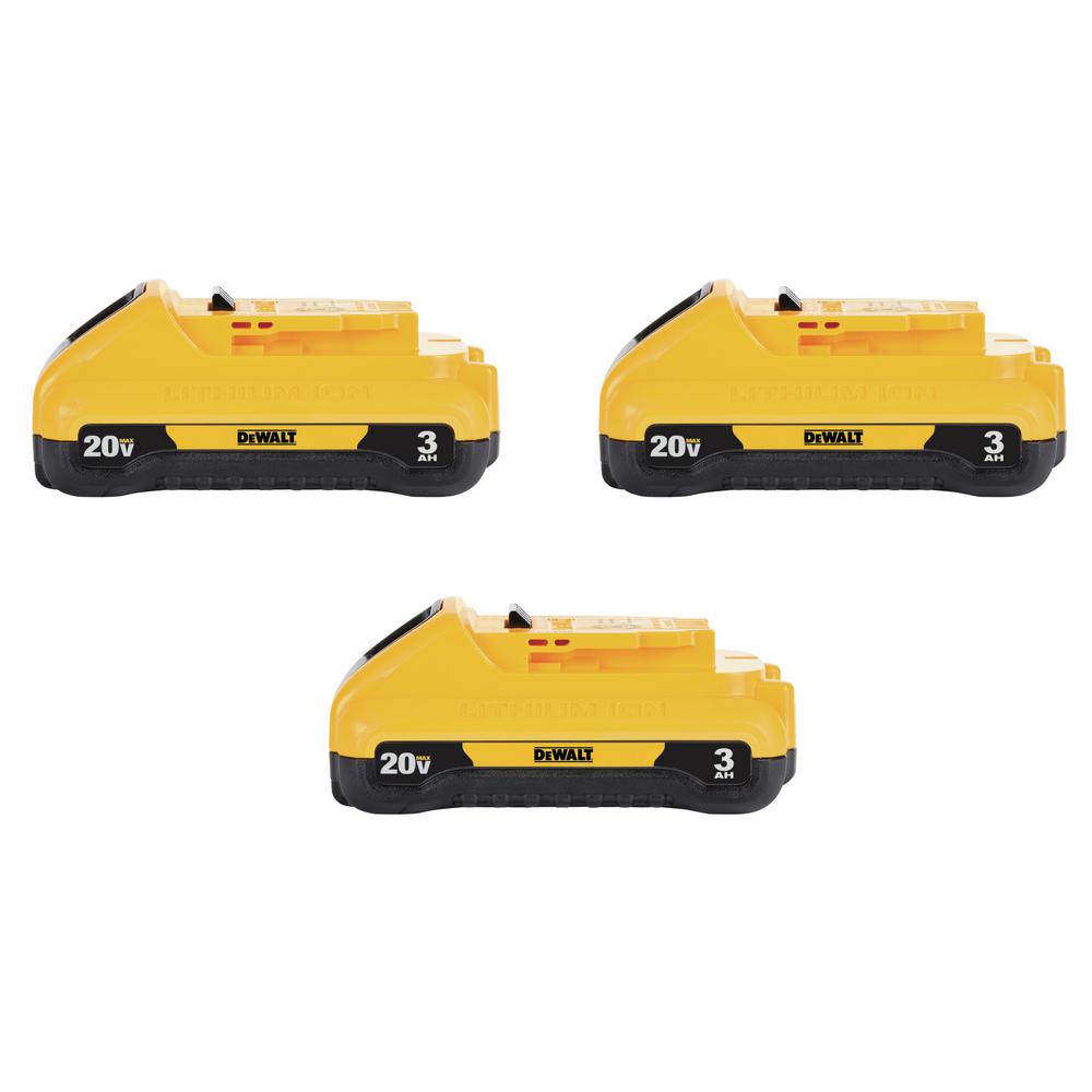 20-Volt MAX Compact Lithium-Ion 4.0Ah Battery Pack (2-Pack)