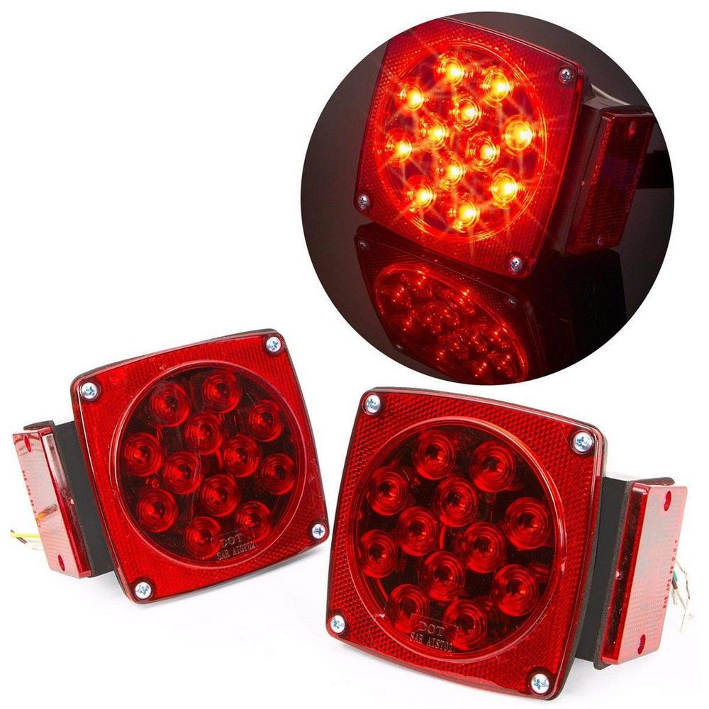 XtremepowerUS 12-Volt LED Universal Mount Combination Trailer Tail Light Kit - Super Arbor