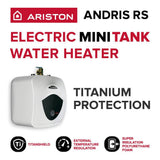 Andris 4 Gal. 6 Year 120-Volt Corded Point of Use Mini-Tank Electric Water Heater - Super Arbor