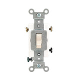 20 Amp 3-Way Commercial Toggle Switch, White - Super Arbor