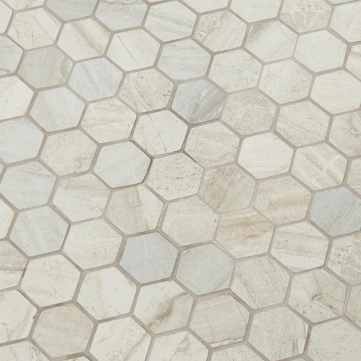 Vigo Gris Hexagon 12 in. x 12 in. Matte Ceramic Floor and Wall Tile (8 sq. ft./Case)
