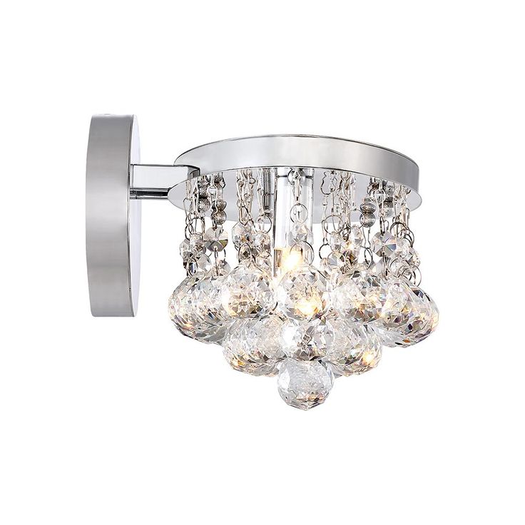 Bordeaux 3-Light Polished Chrome Vanity Light
