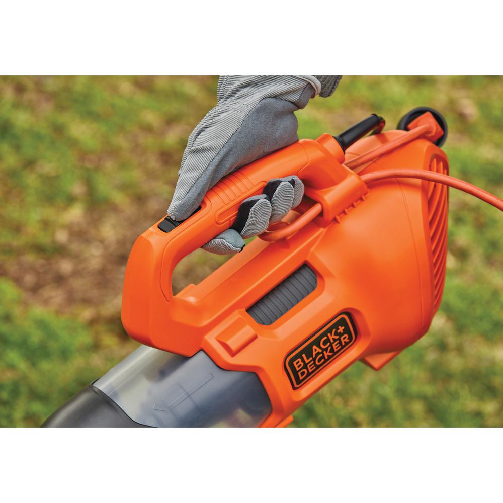 BLACK+DECKER 140 MPH 450 CFM 9 Amp Corded Electric Axial Leaf Blower - Super Arbor