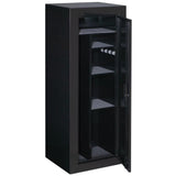18-Gun Key Lock Security Cabinet, Black - Super Arbor