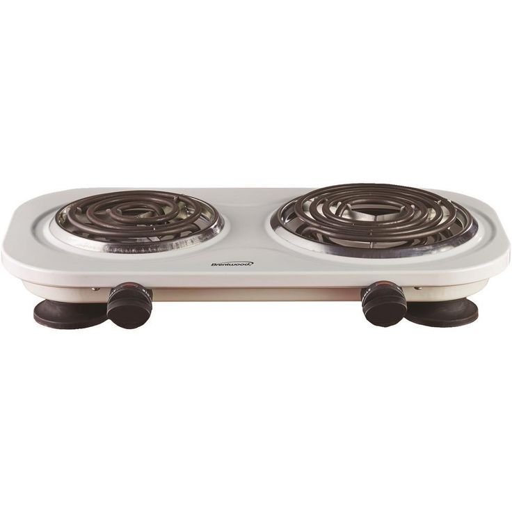 2-Burner 30 in. White Electric Burner