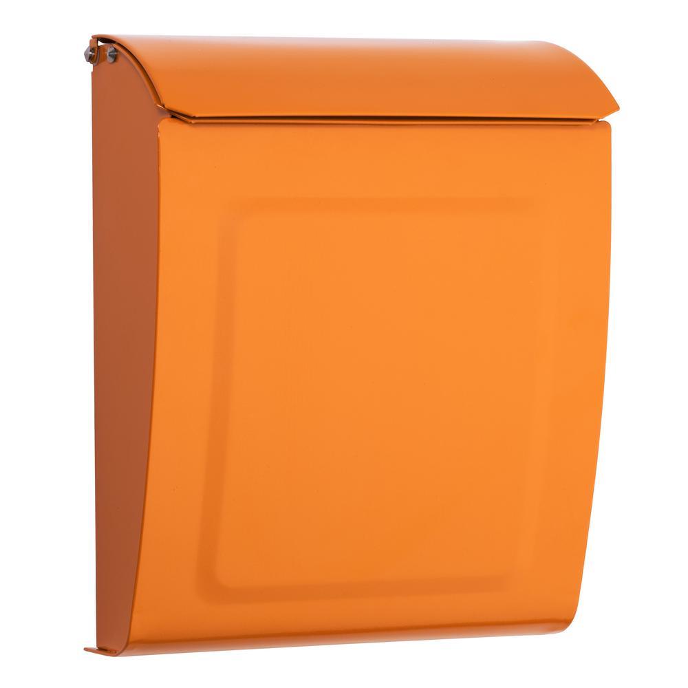 Aspen Locking Wall Mount Mailbox Graphite - Super Arbor
