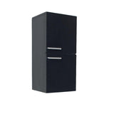 12-63/100 in. W x 27-1/2 in. H x 12 in. D Bathroom Linen Storage Cabinet in Black - Super Arbor