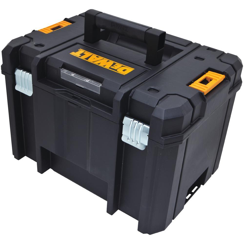 TSTAK VI 17 in. Stackable Deep Tool Storage Box - Super Arbor