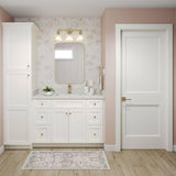 Shaker Full Overlay 24 in. W x 12 in. D x 42 in. H Plywood Assembled Wall Kitchen Cabinet in Linen White