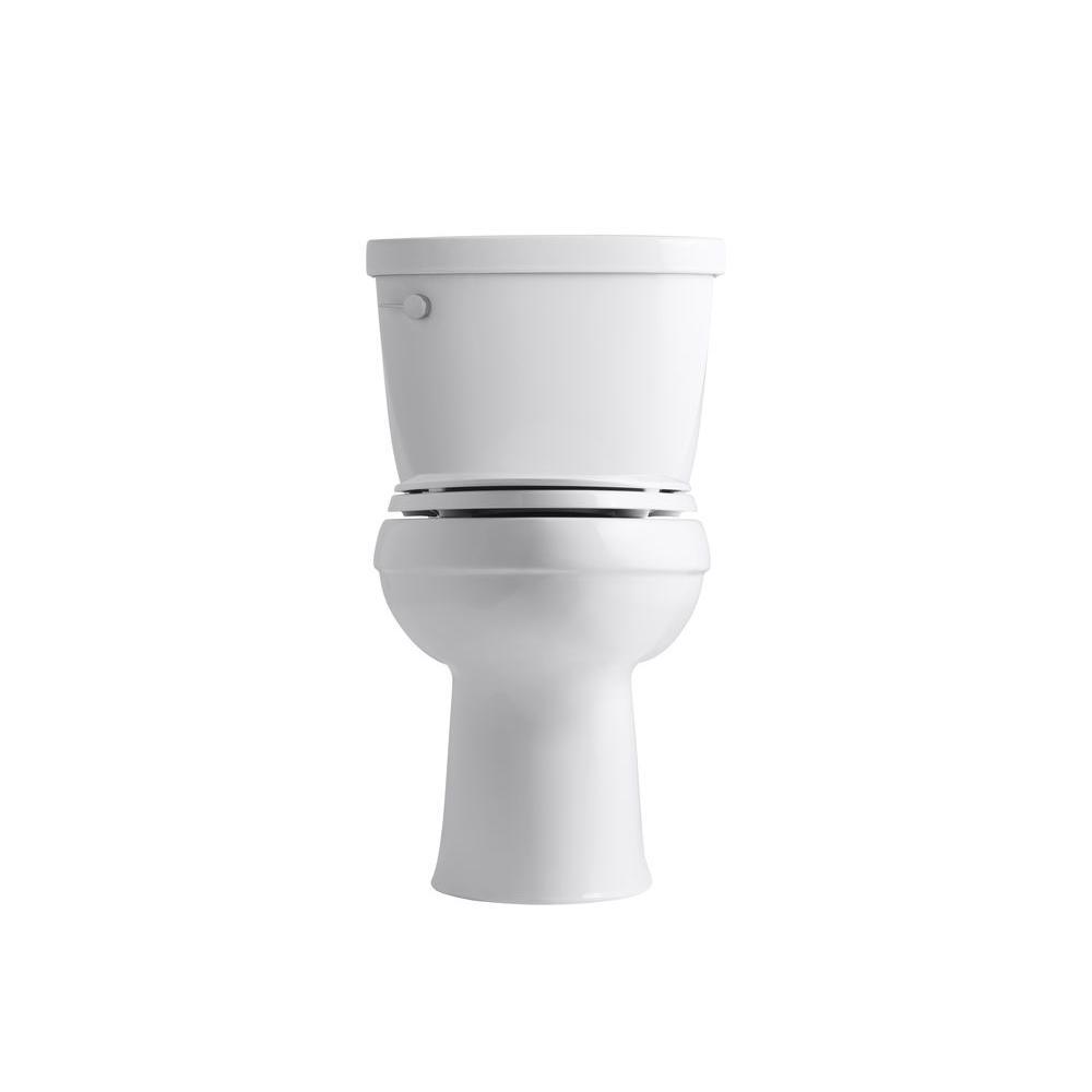 Cimarron Comfort Height 2-Piece 1.6 GPF Single Flush Elongated Toilet with AquaPiston Flushing Technology in White - Super Arbor