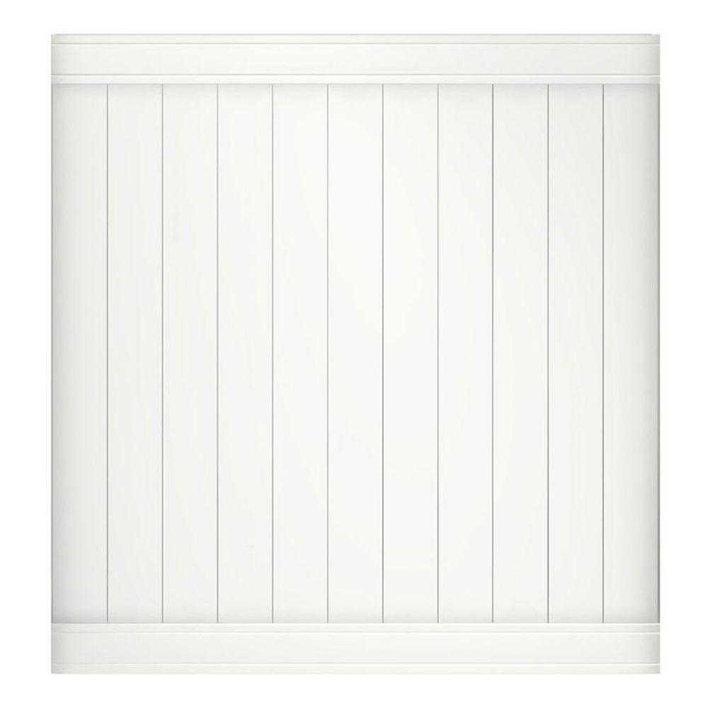 Pro- Series 6 ft. H x 6 ft. W Vinyl Woodbridge Privacy Fence Panel - Super Arbor
