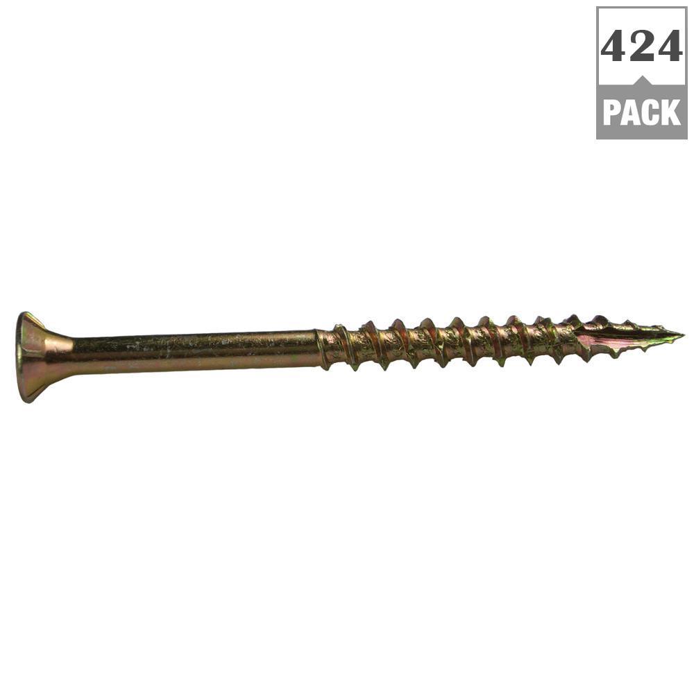 #8 x 2-1/2 in. Phillips Bugle-Head Construction Screw (5 lbs./Box) - Super Arbor