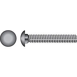Hillman 1/2 in. x 2-1/2 in. Zinc-Plated Steel Carriage Bolt, 25-Pack