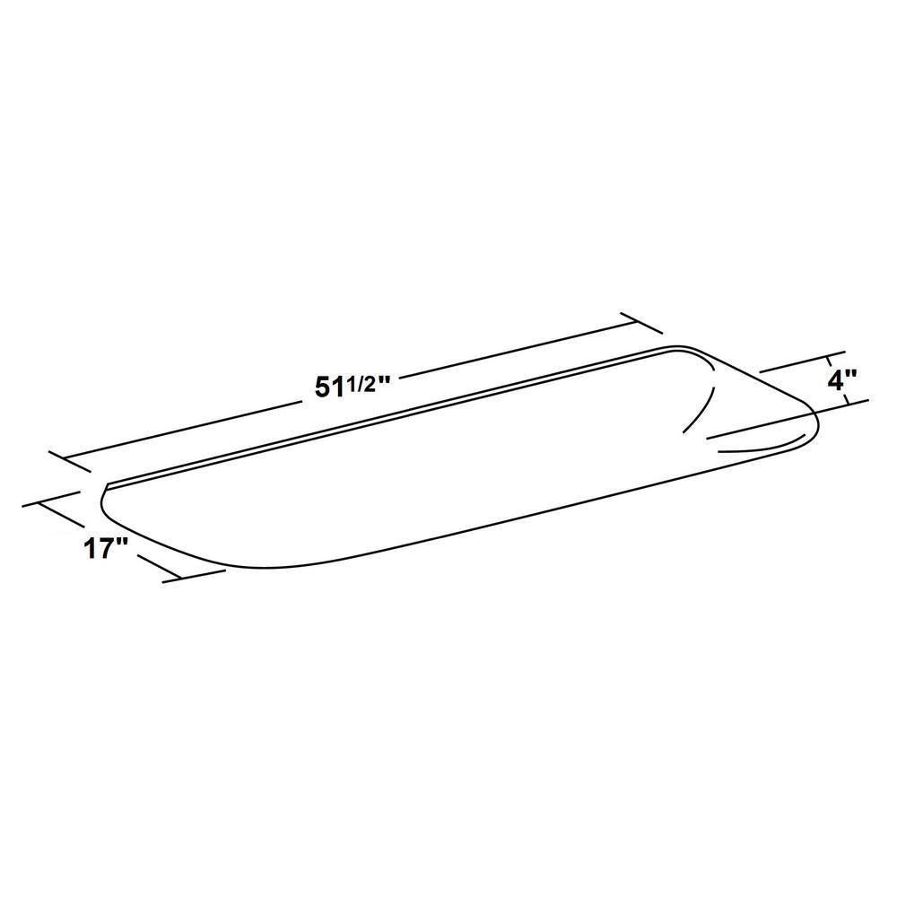 NICOR 225-Watt Equivalent White Integrated LED Designer Cloud Wraparound Fixture, High Output, 4000K - Super Arbor