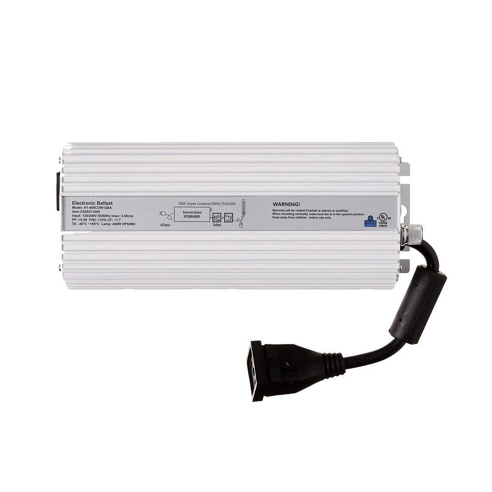 400-Watt Digital Dimmable Ballast 120/240-Volt for Grow Lights - Super Arbor