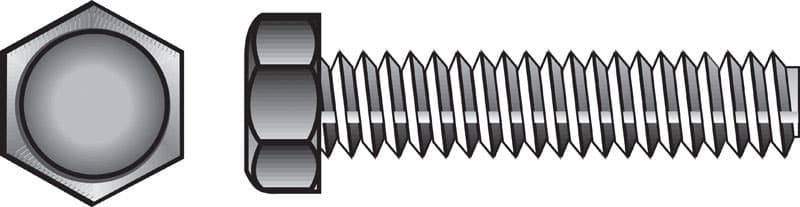 Hillman 5/16 in. Diameter x 5 in. Length Zinc-Plated Steel Hex Tap Bolt, 50-Pack
