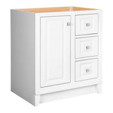 Kinghurst 30 in. W x 21 in. D x 33.5 in. H Bathroom Vanity Cabinet Only in White - Super Arbor