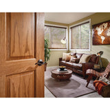 Accent Satin Nickel Privacy Bed/Bath Door Lever - Super Arbor