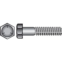 Hillman 1/4 in. Diameter x 3-1/2 in. Length Heat-Treated Zinc Steel Hex Head Cap Screw, 100-Pack
