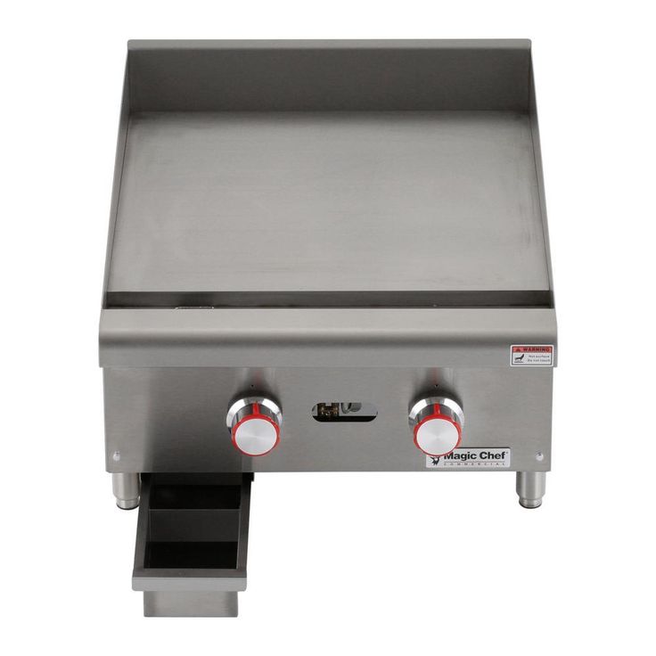 Commercial 24 in. Thermostatic Countertop Griddle