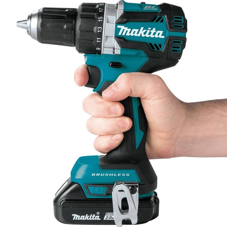 18-Volt LXT Lithium-Ion Compact Brushless Cordless 1/2 in. Driver-Drill Kit w/ (2) Batteries (2.0Ah), Charger, Hard Case