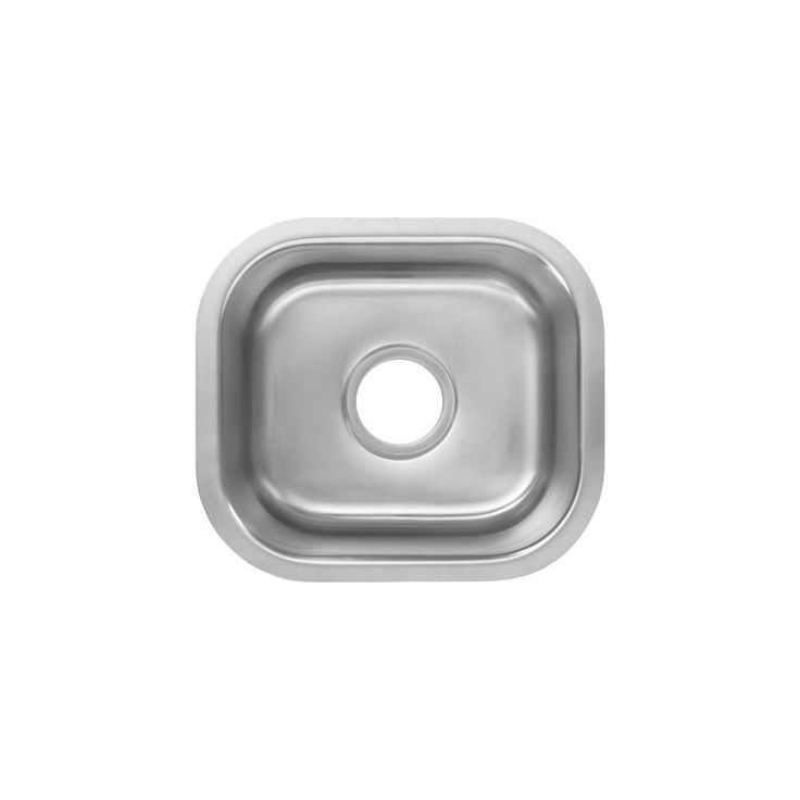 Undermount 18-Gauge Stainless Steel 16 in. 0-Hole Round Single Bowl Bar Sink