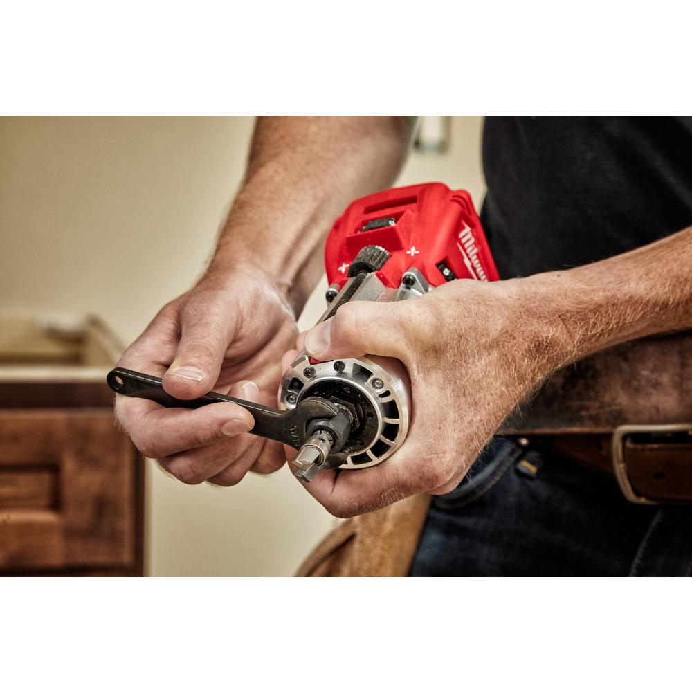 M18 FUEL 18-Volt Lithium-Ion Brushless Cordless Compact Router and Jig Saw 2-Tool Set (Tool-Only) - Super Arbor