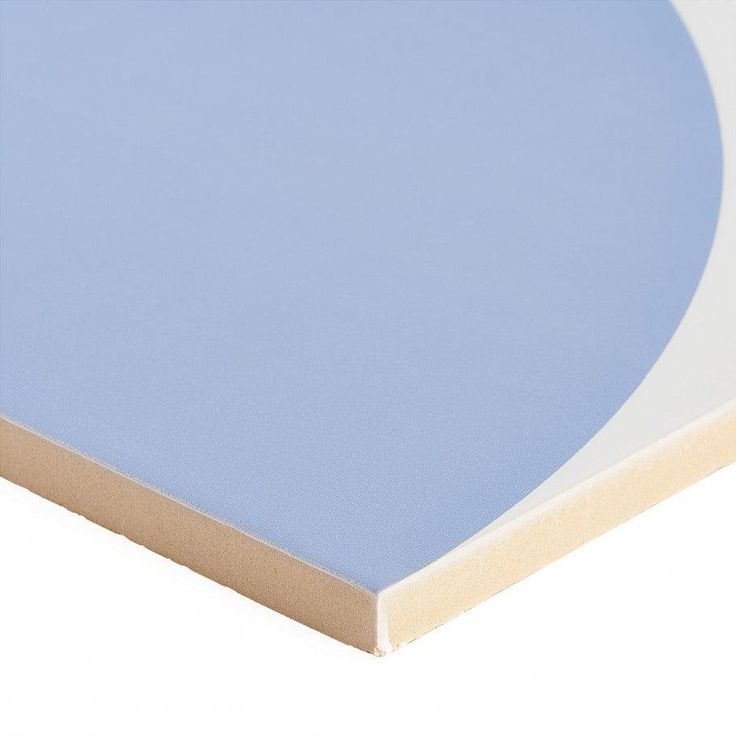 Victoria Crescent Blue 8 in. x 8 in. Matte Porcelain Wall Tile (9 Pieces, 3.87 Sq. Ft. / Case)
