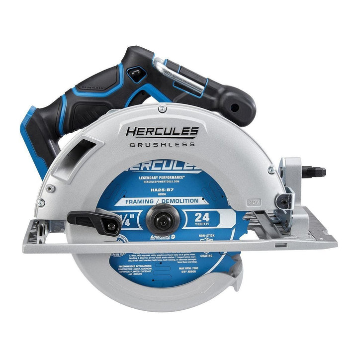 HERCULES 20V Brushless Cordless 7-1/4 in. Circular Saw — Tool Only