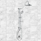 Kauai III 3-Spray Handshower and Showerhead Combo Kit in Chrome Finish