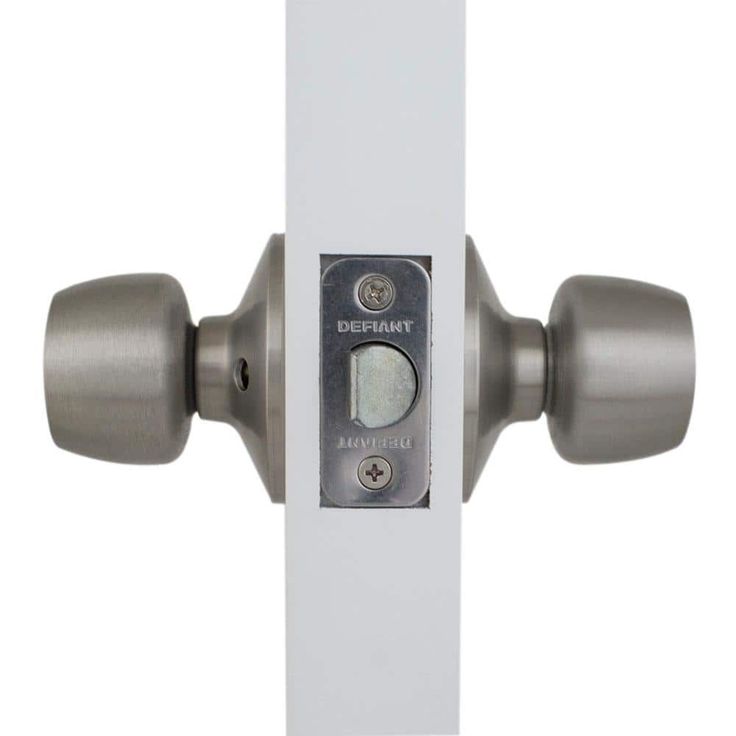 Defiant Brandywine Stainless Steel Passage Hall and Closet Door Knob Contractor Pack (6-Piece)
