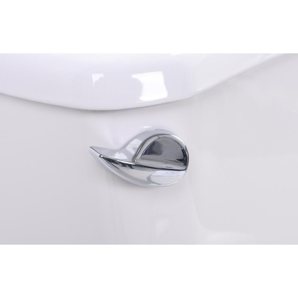 Universal Tubs 60 in. Walk-In Air Bath Tub in White with 1.28 GPF Single Flush Toilet