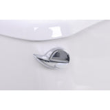 45.75 in. Walk-In Whirlpool Bathtub in White with 1.28 GPF Single Flush Toilet - Super Arbor