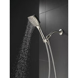 Everly 4-Spray 4.4 in. Single Wall Mount Handheld Shower Head in Brushed Nickel