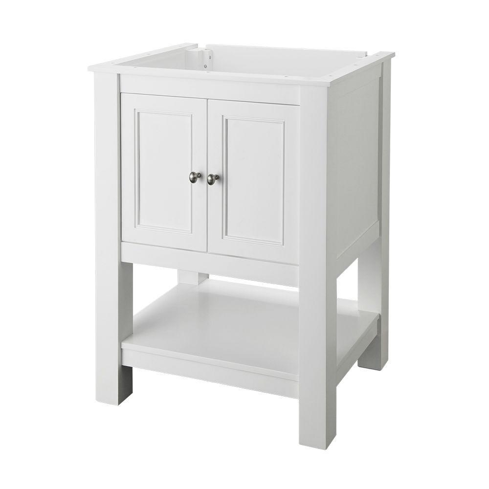 Gazette 30 in. W Bath Vanity Cabinet Only in White - Super Arbor