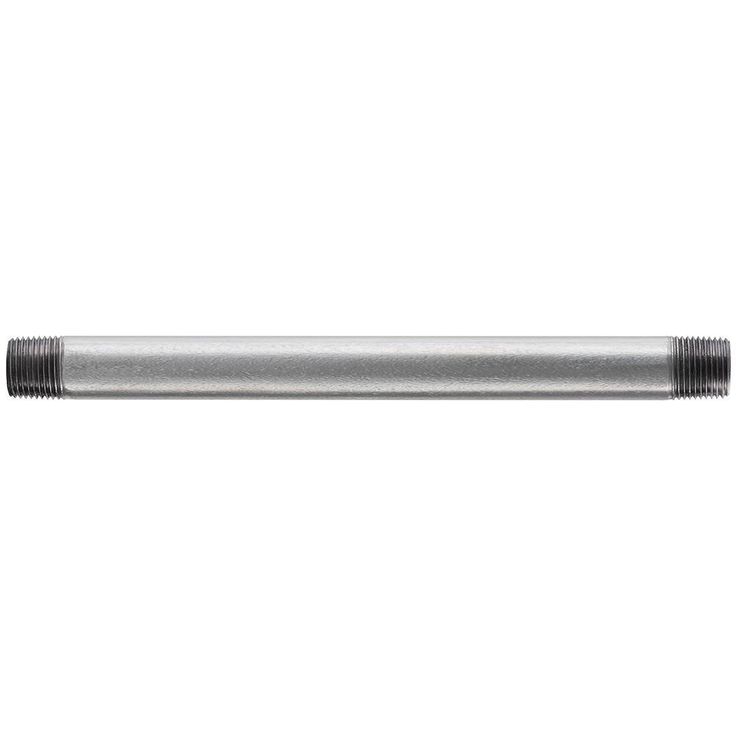 1/2 in. x 2 ft. Galvanized Steel Schedule 40 Cut Pipe