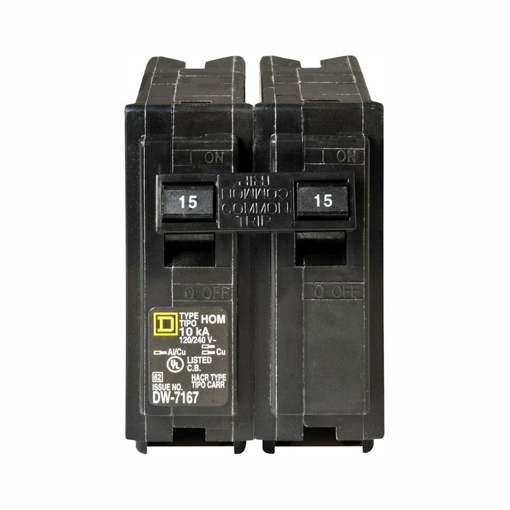 Homeline 50 Amp 2-Pole Circuit Breaker