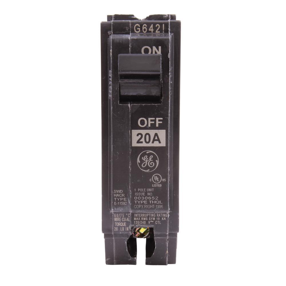 Q-Line 20 Amp 1 in. Single-Pole Circuit Breaker - Super Arbor